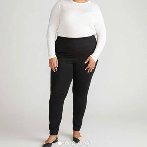 Universal Standard Mara Pointe Leggings Black S 14 - 16 NWT